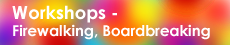 Workshops - Firewalking and Boardbreaking